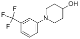 1-[3-(trifluoromethyl)phenyl]piperidin-4-ol molecular structure