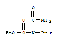 ALLOPHANIC ACID,2-PROPYL-,ETHYL ESTER molecular structure