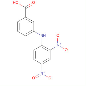 Benzoic acid, 3-[(2,4-dinitrophenyl)amino]- molecular structure