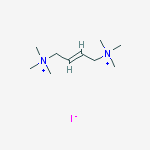 (2E)-N,N,N,N',N',N'-hexamethylbut-2-ene-1,4-diaminium molecular structure
