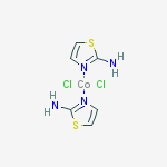 1,3-thiazol-2-amine - dichlorocobalt (2:1) molecular structure
