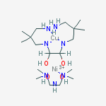 (3-amino-2,2-dimethylpropyl)-[2-(3-amino-2,2-dimethylpropyl)azanidyl-1,2-dihydroxyethyl]azanide;azonous Acid;copper;nickel(3+);n,n,n',n'-tetramethylethane-1,2-diamine molecular structure