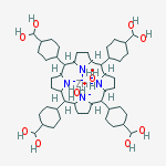 Dioxidanium;[4-[10,15,20-tris[4-(dihydroxymethyl)cyclohexyl]-1,2,3,4,5,6,7,8,9,10,11,12,13,14,15,16,17,18,19,20-icosahydroporphyrin-21,22,23,24-tetraid-5-yl]cyclohexyl]methanediol;zinc