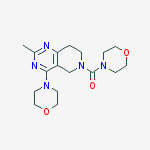 2-methyl-4-morpholin-4-yl-6-(morpholin-4-ylcarbonyl)-5,6,7,8-tetrahydropyrido[4,3-d]pyrimidine