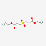 diprop-2-en-1-yl 3,3'-sulfonyldipropanoate molecular structure