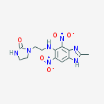 1-{2-[(2-methyl-4,6-dinitro-1H-benzimidazol-5-yl)amino]ethyl}imidazolidin-2-one