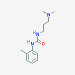 1-[3-(dimethylamino)propyl]-3-(2-methylphenyl)urea molecular structure