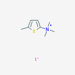 N,N,N,5-tetramethylthiophen-2-aminium iodide molecular structure
