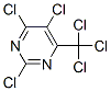 2,4,5-Trichloro-6-(trichloromethyl)pyrimidine molecular structure