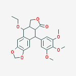 9-ethoxy-5-(3,4,5-trimethoxyphenyl)-5,8,8a,9-tetrahydrofuro[3',4':6,7]naphtho[2,3-d][1,3]dioxol-6(5aH)-one