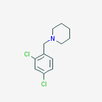 1-[(2,4-dichlorophenyl)methyl]piperidine molecular structure