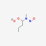 BUTYLAMINE,1-(HYDROPEROXY)-N-METHYL-N-NITROSO- molecular structure