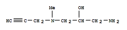 2-Propanol,1-amino-3-(methyl-2-propyn-1-ylamino)-