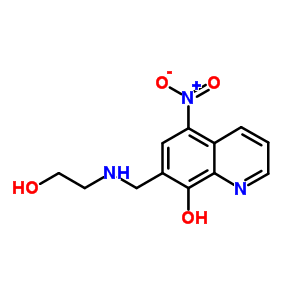 7-{[(2-hydroxyethyl)amino]methyl}-5-nitroquinolin-8-ol