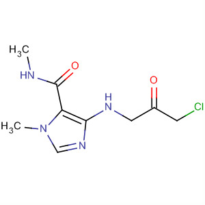 1H-Imidazole-5-carboxamide,4-[(chloroacetyl)methylamino]-N,1-dimethyl- molecular structure