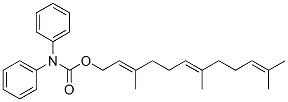 [(2E,6E)-3,7,11-trimethyldodeca-2,6,10-trienyl] N,N-diphenylcarbamate