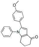 1,5,6,7-Tetrahydro-2-(p-methoxyphenyl)-1-phenyl-4H-indol-4-one