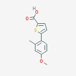 5-(4-Methoxy-2-methylphenyl)thiophene-2-carboxylic acid