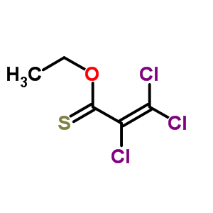 2-propenethioic acid, 2,3,3-trichloro-, O-ethyl ester molecular structure