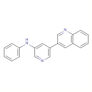 3-Pyridinamine, N-phenyl-5-(3-quinolinyl)-
