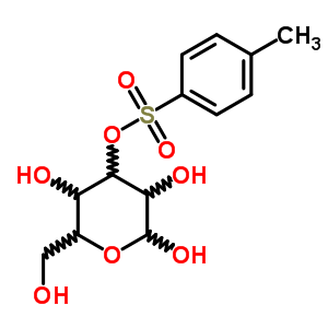 [2,3,5-trihydroxy-6-(hydroxymethyl)oxan-4-yl] 4-methylbenzenesulfonate molecular structure