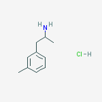 1-(3-methylphenyl)propan-2-amine hydrochloride molecular structure