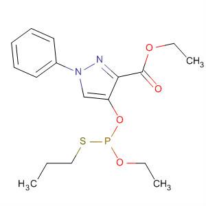 1H-Pyrazole-3-carboxylic acid,4-[[ethoxy(propylthio)phosphinyl]oxy]-1-phenyl-, ethyl ester