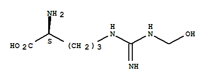 omega-N-hydroxymethylarginine molecular structure