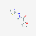N'-(4,5-dihydro-1,3-thiazol-2-yl)furan-2-carbohydrazide molecular structure