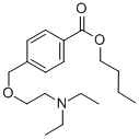 BENZOIC ACID, p-((2-DIETHYLAMINOETHOXY)METHYL)-, BUTYL ESTER molecular structure