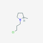 1-(3-chloropropyl)-2-Methyl-Pyrrolidine molecular structure