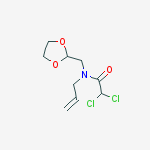 ACETAMIDE,2,2-DICHLORO-N-(1,3-DIOXOLAN-2-YLMETHYL)-N-2-ALLYL- molecular structure