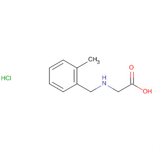 Glycine, N-[(2-methylphenyl)methyl]-, hydrochloride molecular structure