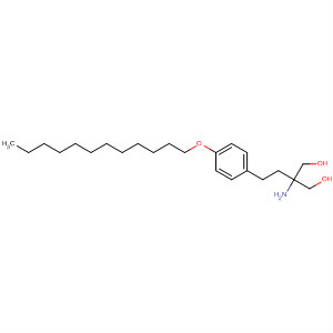 1,3-Propanediol, 2-amino-2-[2-[4-(dodecyloxy)phenyl]ethyl]- molecular structure