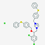N-(4-Phenylthiobenzyl) Fenticonazole Chloride molecular structure