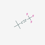 1,1,1-trifluoro-4,4-dimethylpent-2-yne molecular structure