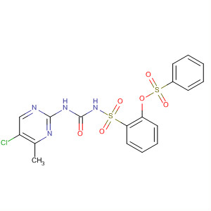 Benzenesulfonamide,N-[[(5-chloro-4-methyl-2-pyrimidinyl)amino]carbonyl]-2-[(phenylsulfonyl)oxy]-