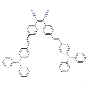 9,10-Phenanthrenedicarbonitrile,3,6-bis[2-[4-(diphenylamino)phenyl]ethenyl]-