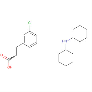 2-Propenoic acid, 3-(3-chlorophenyl)-, compd. withN-cyclohexylcyclohexanamine (1:1)