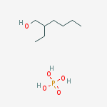 2-ETHYLHEXAN-1-OL- PHOSPHORIC ACID(1:1) molecular structure