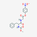 N-methoxycarbonylphenylalanylglycine 4-nitrophenyl ester