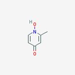 PYRIDIN-4-OL,2-METHYL-,1-OXIDE molecular structure