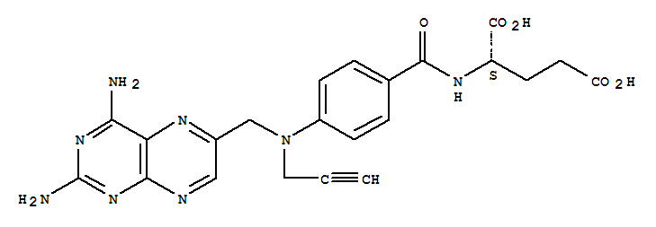 10-propargylaminopterin molecular structure