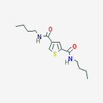 2,4-Thiophenedicarboxamide, N,N'-dibutyl- molecular structure