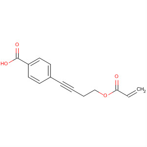 Benzoic acid, 4-[4-[(1-oxo-2-propenyl)oxy]-1-butynyl]- molecular structure