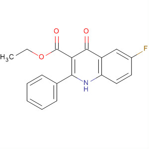 3-Quinolinecarboxylic acid, 6-fluoro-1,4-dihydro-4-oxo-2-phenyl-, ethylester