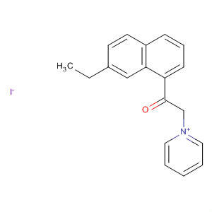 Pyridinium, 1-[2-(7-ethyl-1-naphthalenyl)-2-oxoethyl]-, iodide