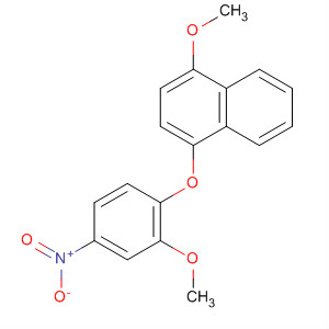Naphthalene, 1-methoxy-4-(2-methoxy-4-nitrophenoxy)- molecular structure