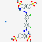 4,4'-((3,3'-DICHLORO(1,1'-BIPHENYL)-4,4'-DIYL)BIS(AZO))BIS(3-AMINONAPHTHALENE-2,7-DISULFONIC) ACID,SODIUM SALT