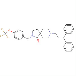 2,8-Diazaspiro[4.5]decan-1-one,8-(3,3-diphenylpropyl)-2-[[4-(trifluoromethoxy)phenyl]methyl]-